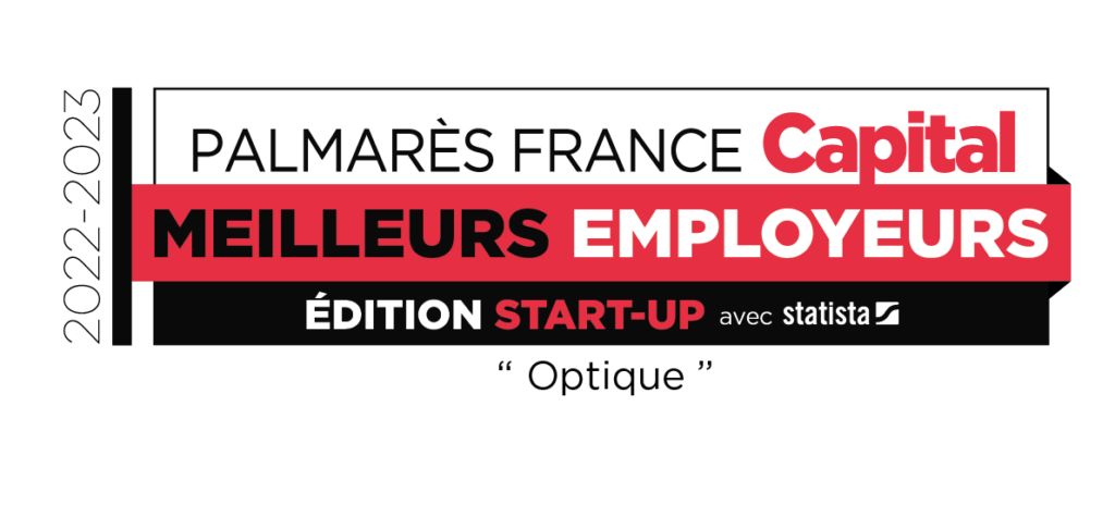 Macaron Palmarès Meilleurs Employeurs édition Start-up 2022-2023 de Capital